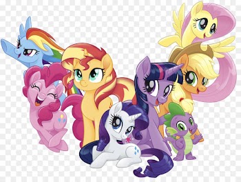 Pony Rainbow Dash Pinkie Pie Applejack Sunset Shimmer - My little pony 