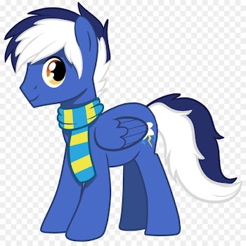 Pony Rarity Horse Derpy Hooves Blue - Blue Horse 