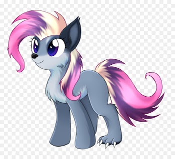 Pony Rarity Mane Wolfdog Winged unicorn - a collar for a horse 