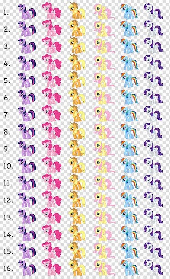 Pony Walk cycle Animation Film frame Key frame, cycle transparent background PNG clipart