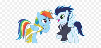 Pony Wedding Commission - Soarin X Rainbow Dash Mlp Gif