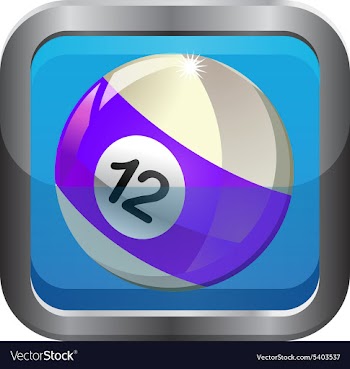 Pool ball icon vector image