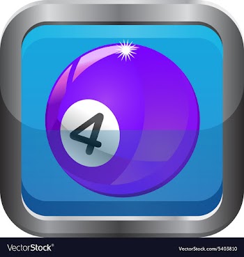 Pool ball icon vector image