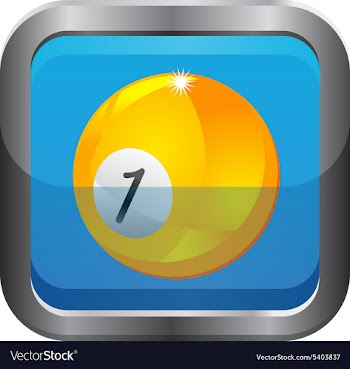 Pool ball icon vector image