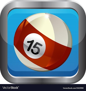 Pool ball icon vector image