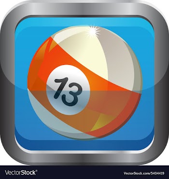Pool ball icon vector image