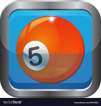 Pool ball icon vector image