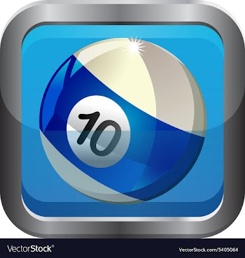 Pool ball icon vector image