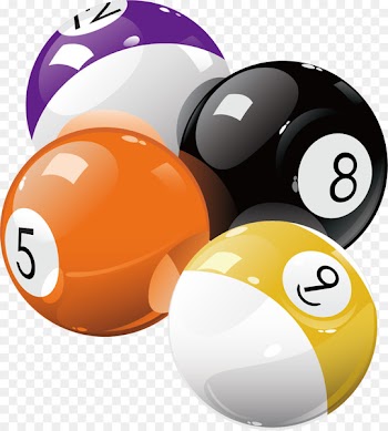 Pool Billiard ball Billiards Eight-ball - Billiards png vector material 