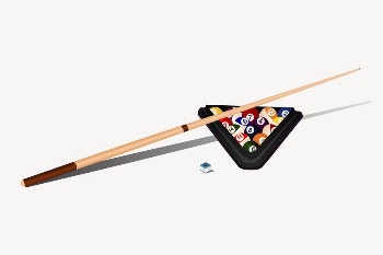 Pool billiard clipart, sport equipment | Free Vector - rawpixel