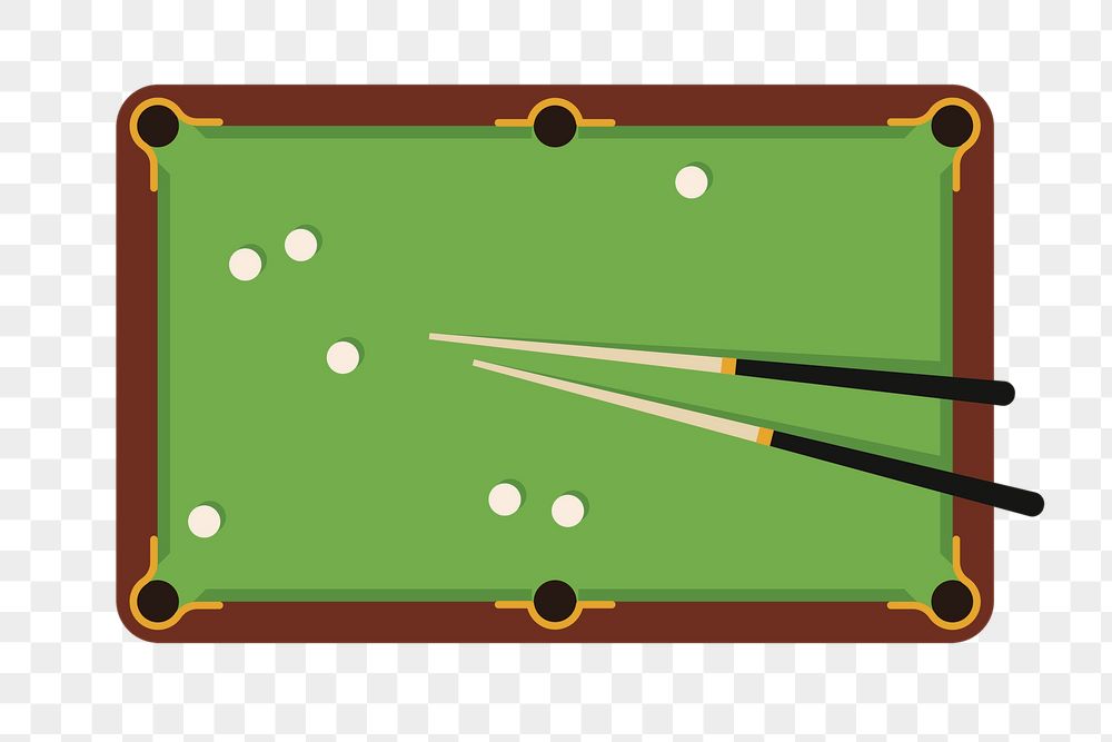 Pool table png sticker, entertainment | Free PNG - rawpixel