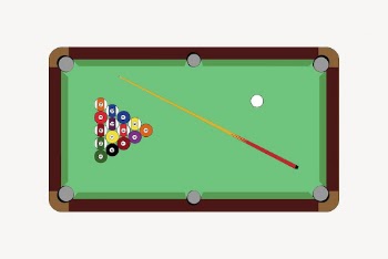 Pool table sticker, sport illustration | Free Vector - rawpixel