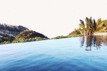 Pool water border background, Summer | Free PSD - rawpixel