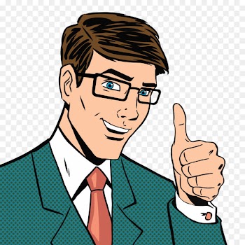 Pop art Comics Royalty-free Illustration - A thumbs up man 