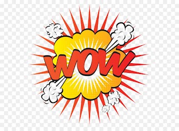 Pop art Stock photography Clip art - Red English WOW explosion sticker 