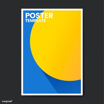 Pop color poster template design | Free stock vector - 458262