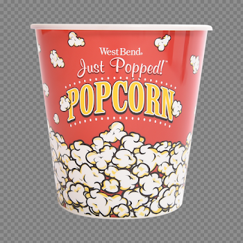 Popcorn Bucket PNG Transparent Image