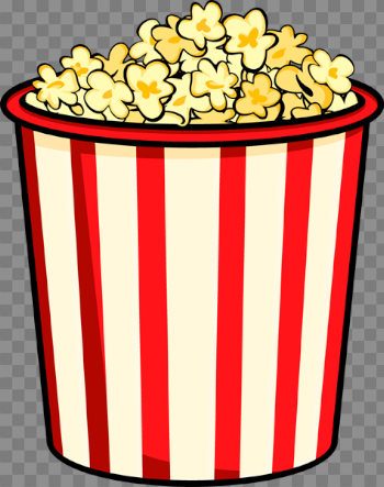 Popcorn Bucket Transparent Image