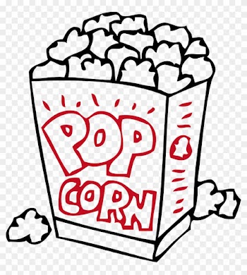 Popcorn Caramel Corn Coloring Book Food Child - Food Coloring Pages