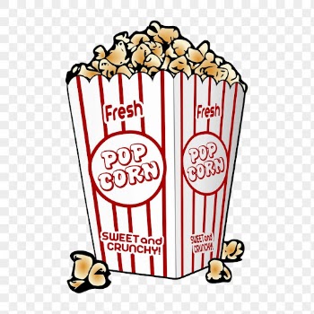 Popcorn png sticker, food illustration | Free PNG - rawpixel