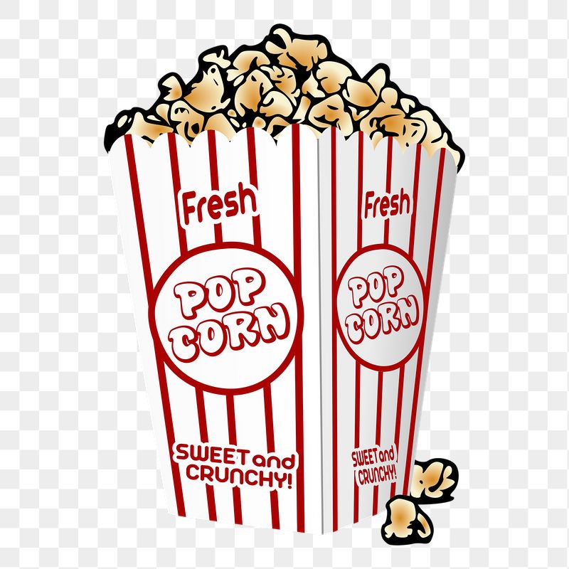 Popcorn png sticker, food illustration | Free PNG - rawpixel