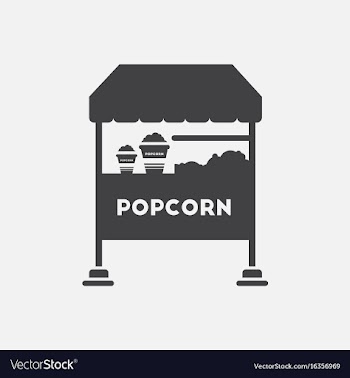 Popcorn shop vector image