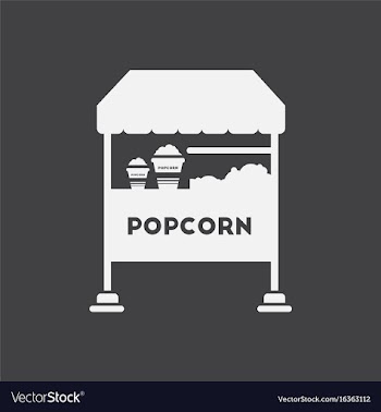 Popcorn shop vector image