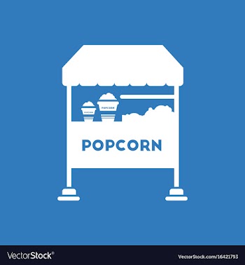 Popcorn shop vector image