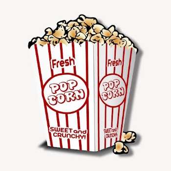 Popcorn sticker, food, snack illustration | Free Vector - rawpixel