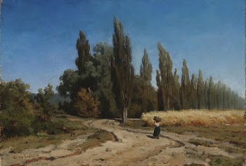 Poplar alley, 1856, Werner Holmberg | Free Photo - rawpixel