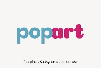 Poppins & Coiny open source | Free Font Add-on - rawpixel