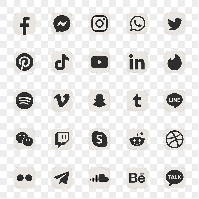 Popular social media icons png | Free PNG - rawpixel