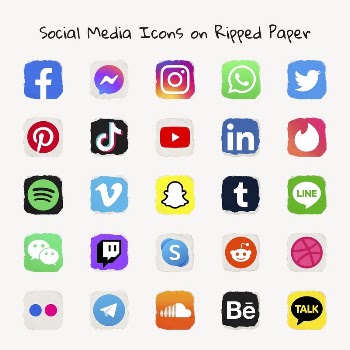 Popular social media icons psd | Free PSD - rawpixel