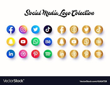 popular social media logo collection