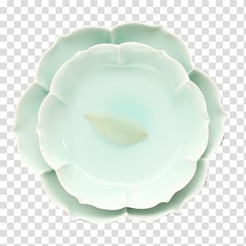 Porcelain Plate Nelumbo nucifera, The lotus flower porcelain transparent background PNG clipart