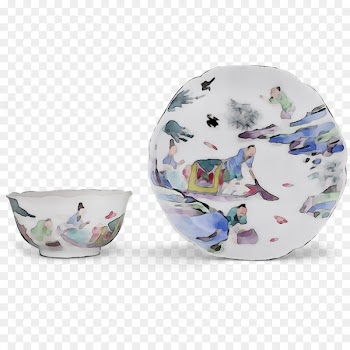 Porcelain Saucer Tableware Bowl M -  