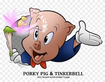 Porky 'n Tinkerbell By Boscoloandrea - Porky Pig Who Framed Roger Rabbit