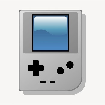 Portable game console sticker, retro | Free PSD - rawpixel
