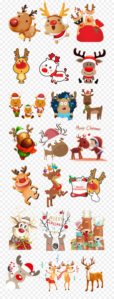 Portable Network Graphics Christmas Day Santa Claus Image Design - deer fawn 