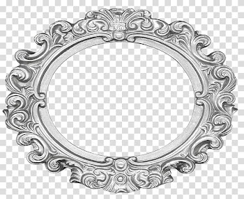 Portable Network Graphics Frames Borders and Frames , Silver oval Frame transparent background PNG clipart