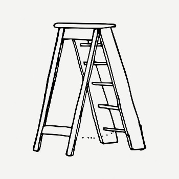 Portable stairs clipart, vintage illustration | Free PSD Illustration - rawpixel