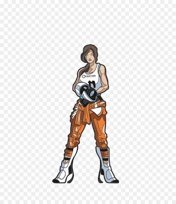 Portal 2 Chell National Entertainment Collectibles Association Image - backer background 