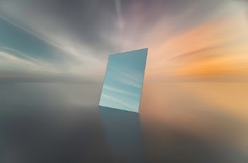 - PORTAL - 

Sunset over the English Channel with my favourite mirror. 