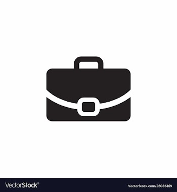 Portfolio black icon on white background vector image