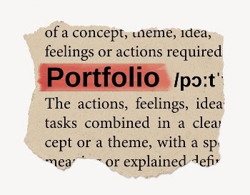 Portfolio ripped dictionary, editable word | Free PSD - rawpixel