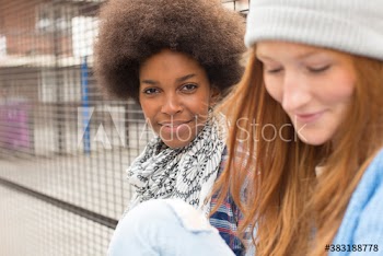 Portrait confident young woman