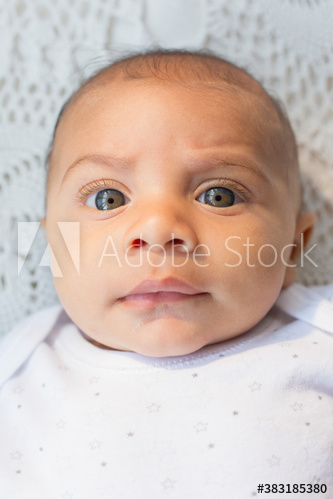 Portrait cute baby boy