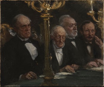 Portrait group by P.S. Krøyer | Free Photo - rawpixel