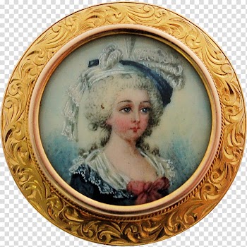 Portrait miniature Victorian era Frames, painting transparent background PNG clipart