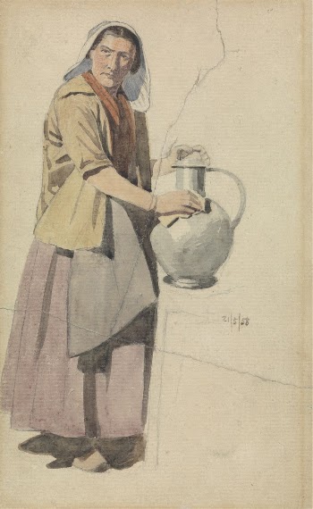 Portrait of a Woman with a Pitcher | Free Photo - rawpixel